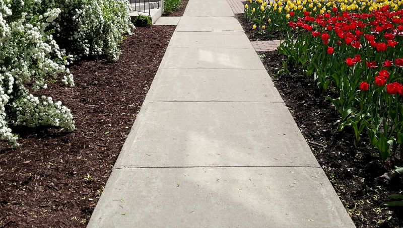 Finished Decorative Sidewalk